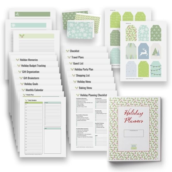 Holiday Planner for Organizing and Finding Christmas Joy