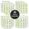 Circle Collection of Home Organization Labels from Clutter Keeper